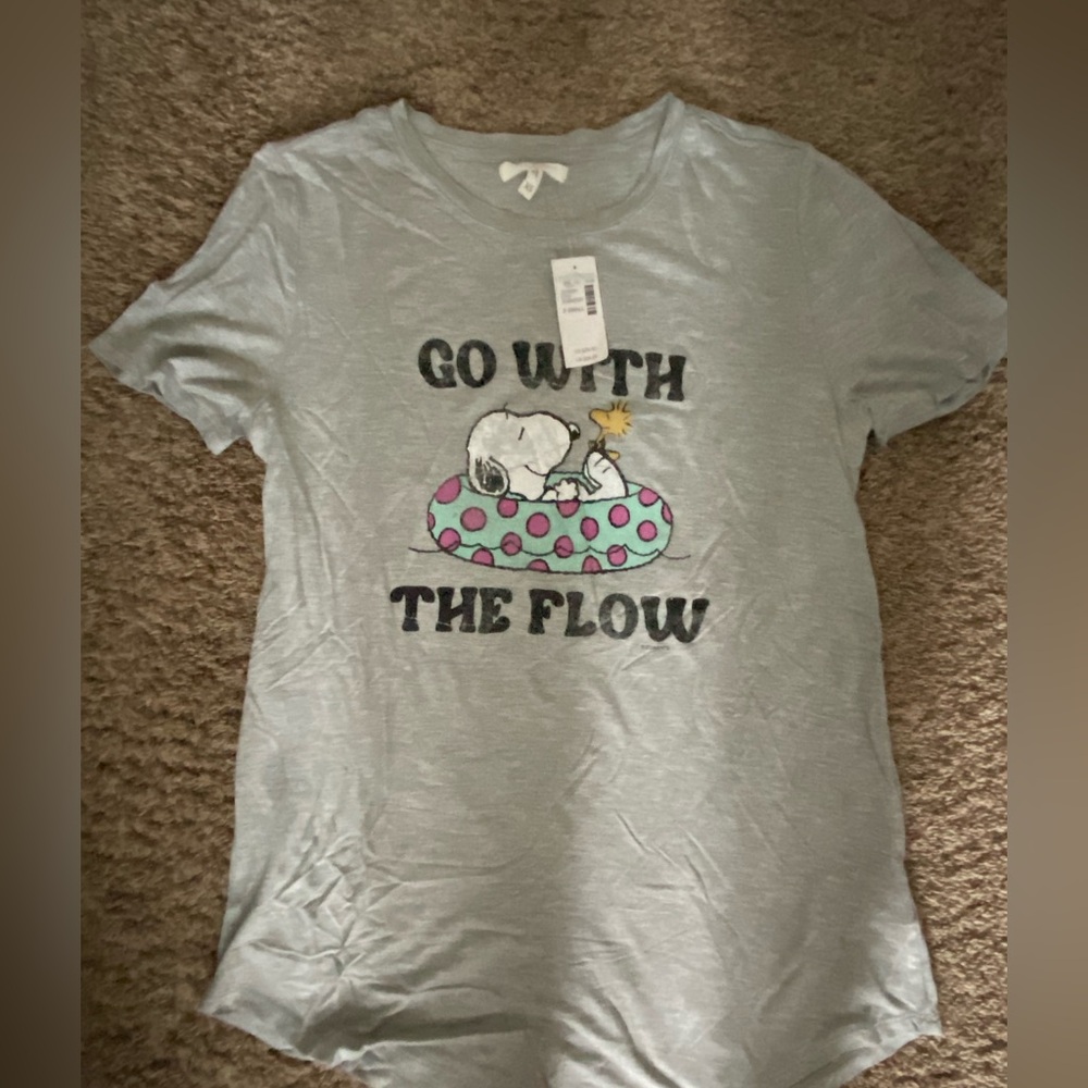 Maurices Gray Snoopy Tee brand new